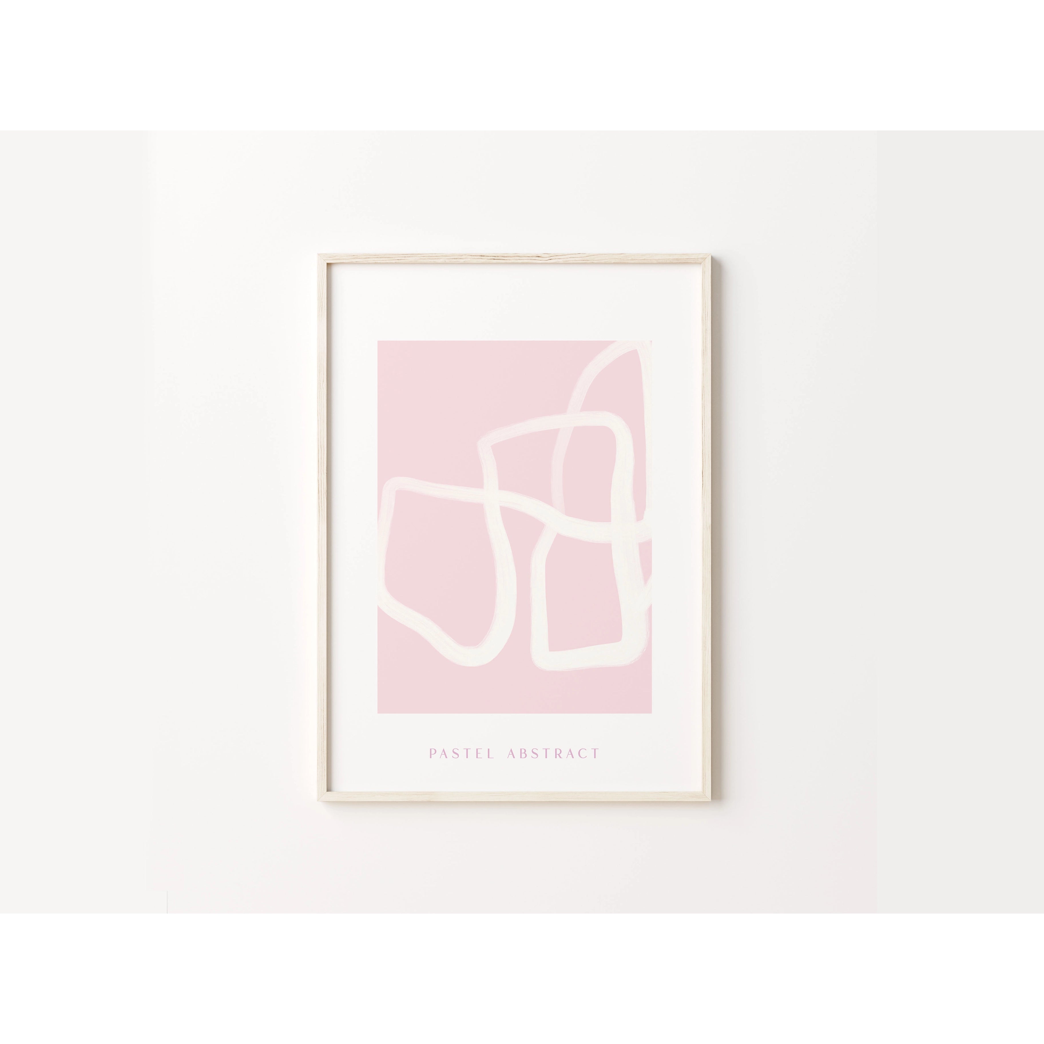 Affiche "Abstract pink"