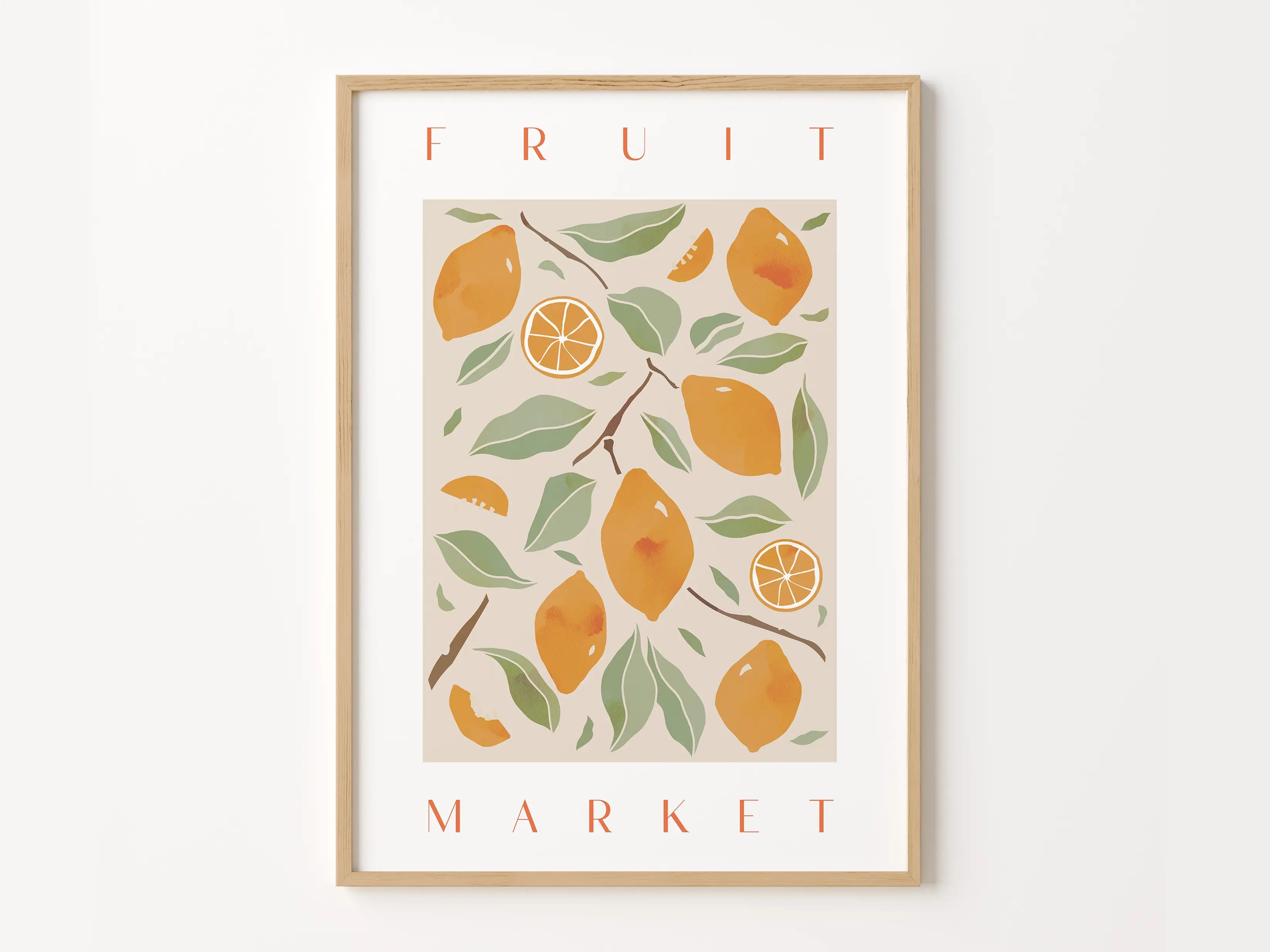 Affiche « Fruit market »