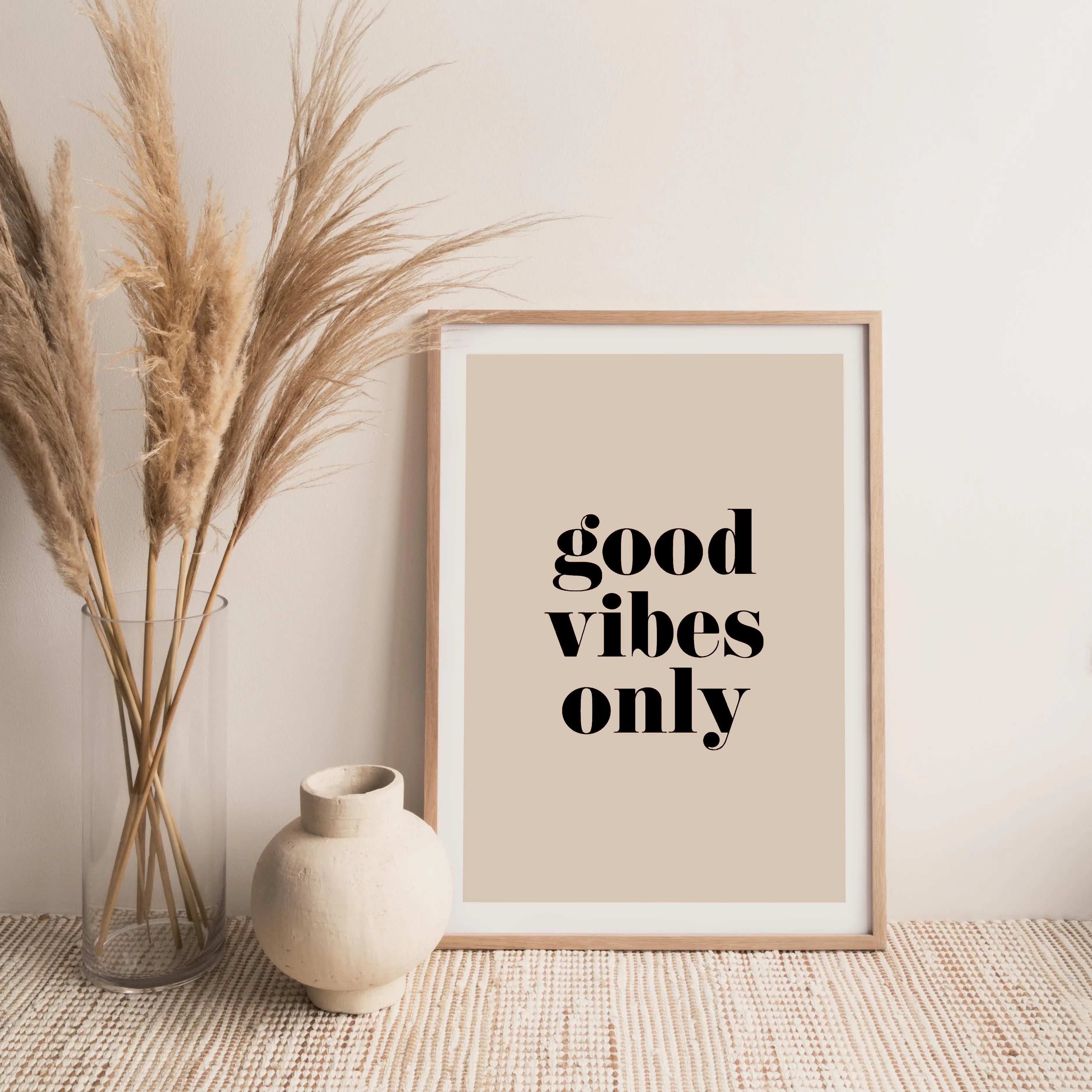 Affiche "Good vides only"