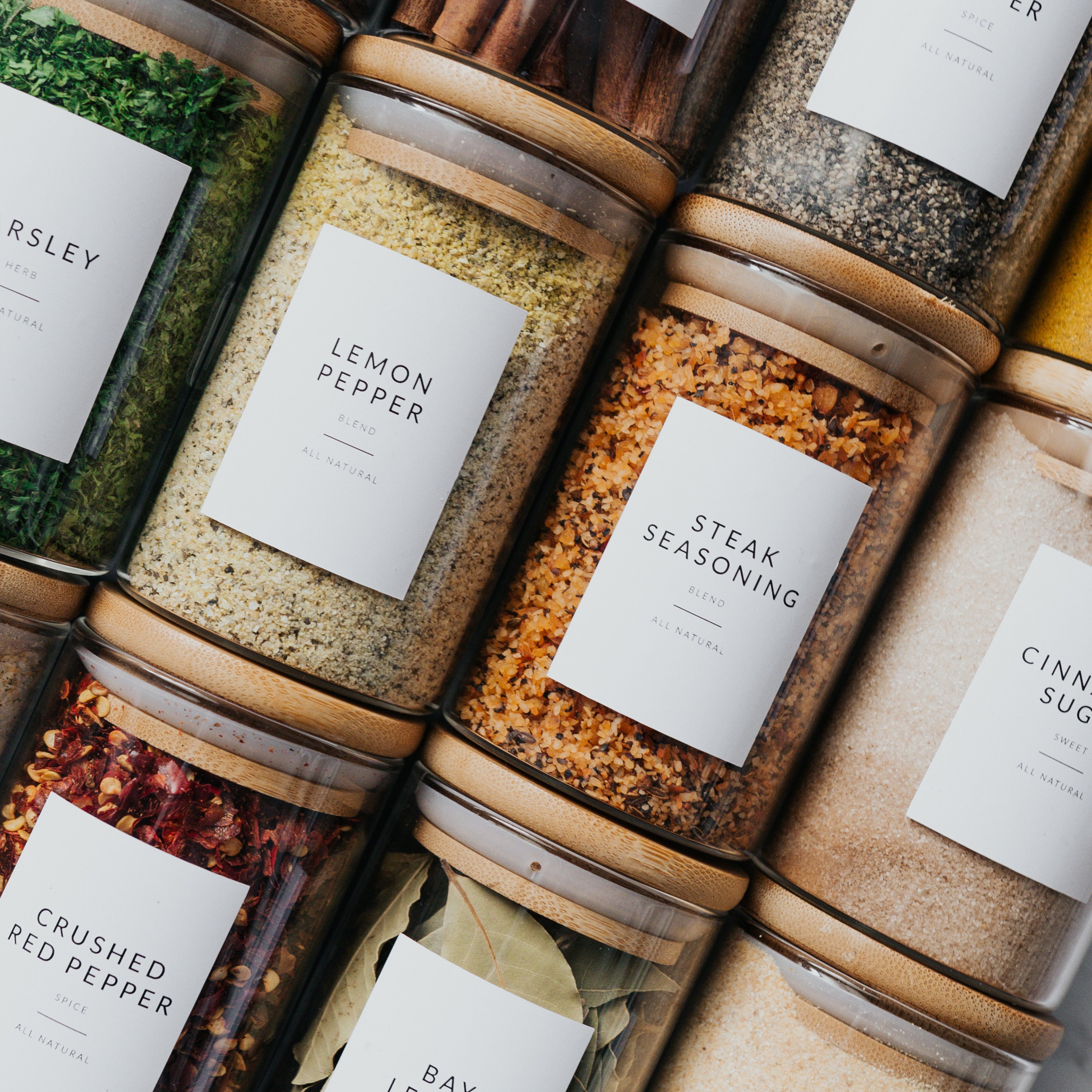 Etiquettes « Spice minimalist labels »