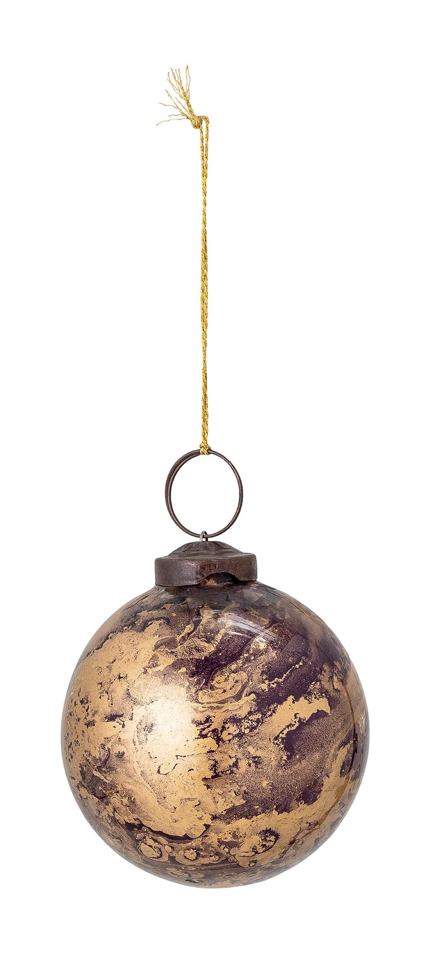 Boule de Noël « Gold marble »