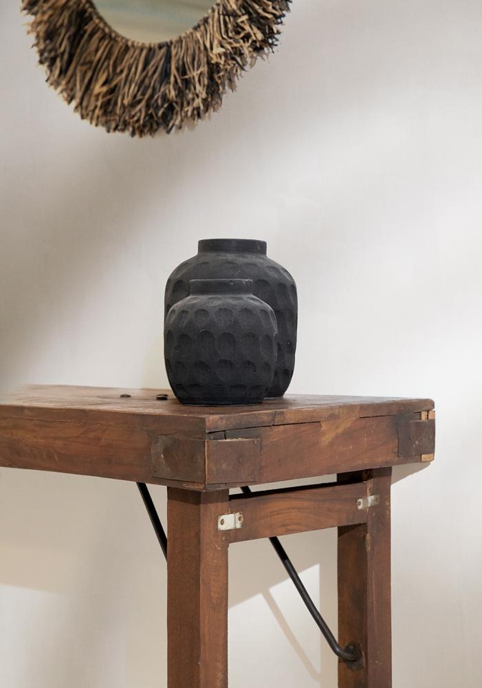Vase « The trendy in black »